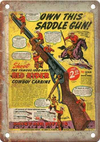 Red ryder gun vintage comic - red,