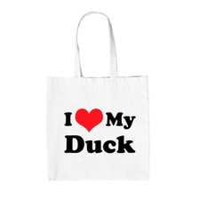 I Love My Duck - Canvas Tote