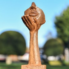 Abstract "Kiss" Cast Iron