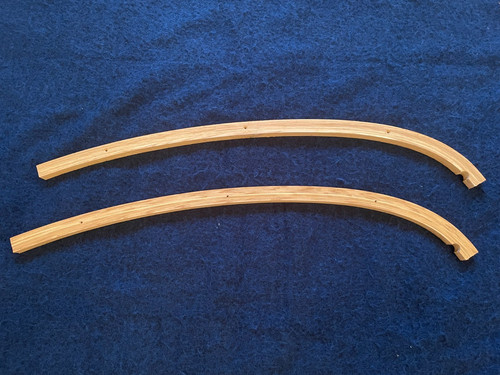 Jaguar xk120 boot frame side - boot,