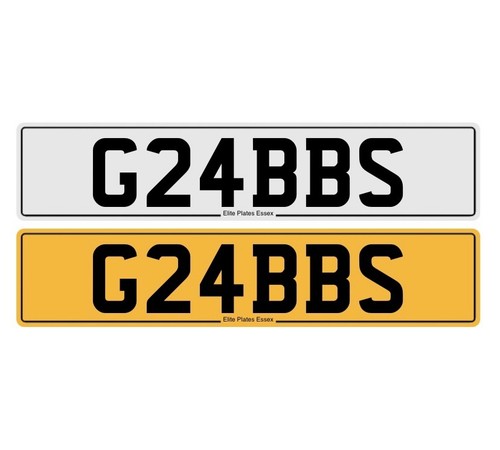 Private number plate grab - plate,