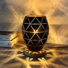 Black Geometric Table Lamp