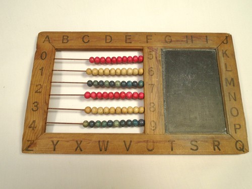 Vintage childs abc - childs, bead