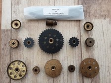 Meccano Gears Outfit A - Boxless Complete With Grubs