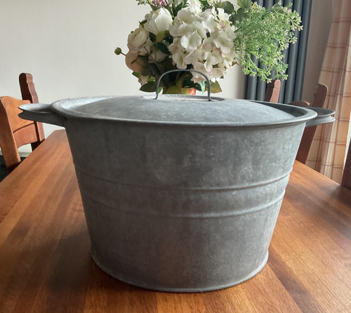 Vintge galvnised wash tub - galvnised, /
