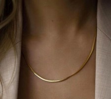 Shiny Solid 14ct Gold Plated