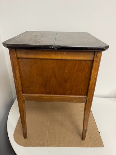 Antique sewing box table - /,