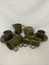 Retro Crown Clarence Ironstone Coffee Set 'Agincourt' by Jon Anton 60's/70's