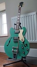 Epiphone Riviera Turquoise Bigsby 1998 Peerless Korea Limited Edition with case