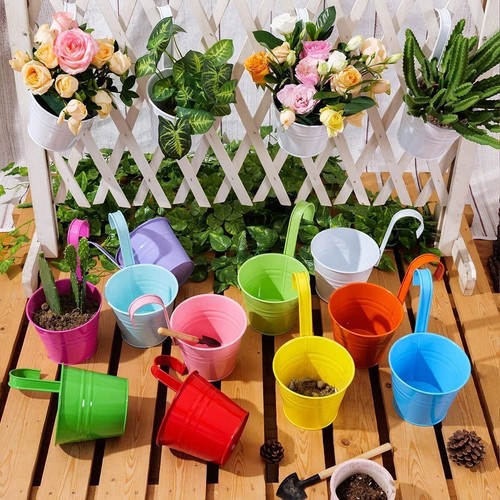 Set metal flower pot - flower,