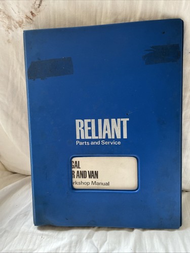 Reliant regal car and van - reliant,