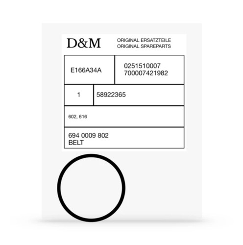 Denon mechanism drive belt - denon, cd