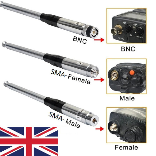 Telescopic 27mhz antenna - cb,