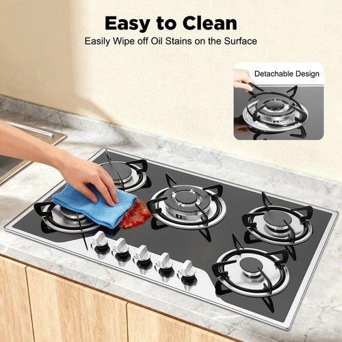 Gas cooktop burner stainless - cooktop,
