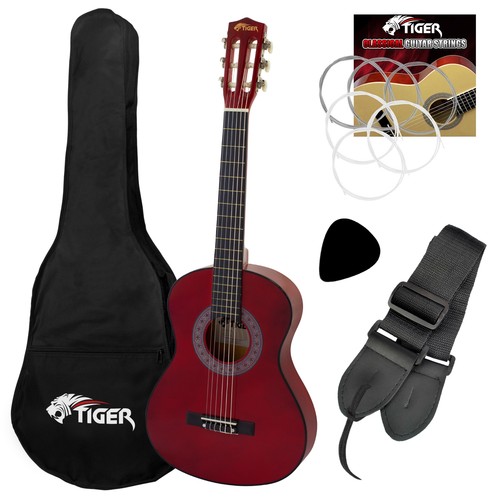 Tiger left handed size red - handed,