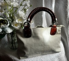 FOSSIL Ivory cream leather &