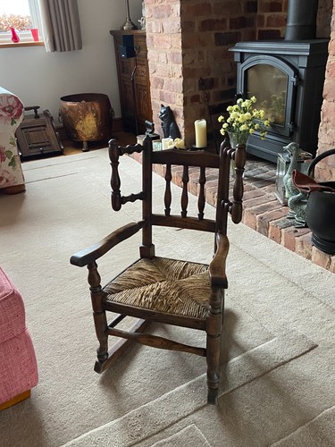 Antique child rocking chair - antique,