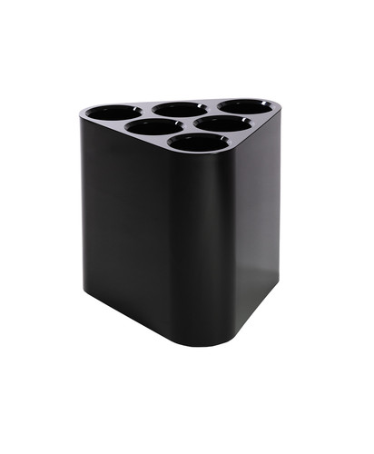 Black umbrella stand magis - black,