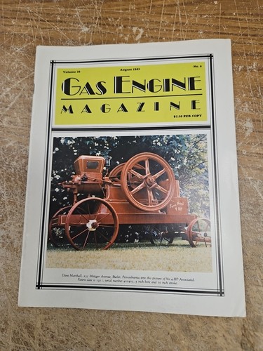 Gas engine magazine vintage - gas,