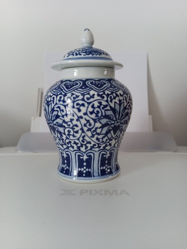Vintage ceramic blue and - ceramic,