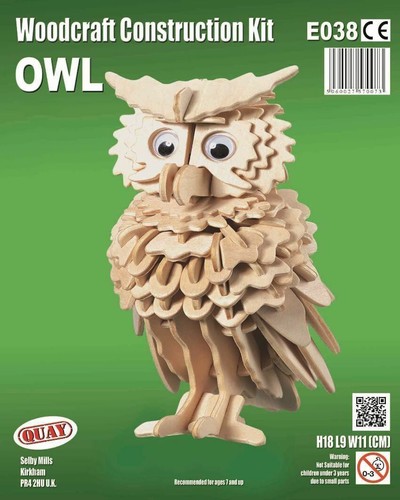 Owl woodcraft construction kit - woodcraft,