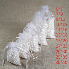 White Organza Bag Party