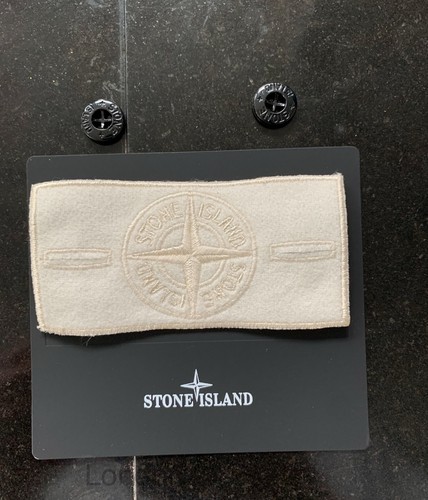 Stone island badge with - badge,