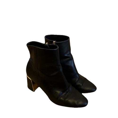 Zara basic ankle boots gold - basic,