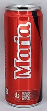 lattina limited edition Italia Coca-Cola Zero Nome MARIA 33cl full