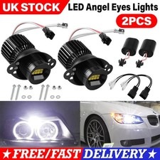 2x LED Angel Eyes Halo Ring
