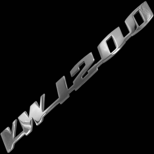 Stainless steel emblem fits - steel,
