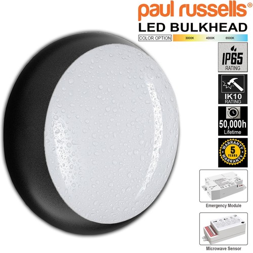 Led bulkhead 3000k 4000k - led, 3000k,