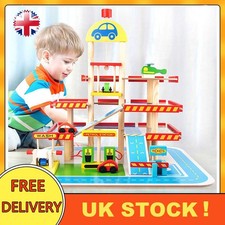 3-Story Wooden Garage Toy