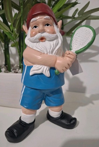 Garden gnome tennis - garden,