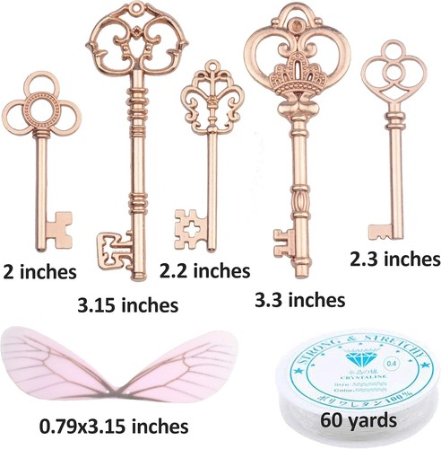 50pcs vintage antique - vintage, winged