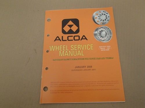 Alcoa wheel service manual - alcoa,,