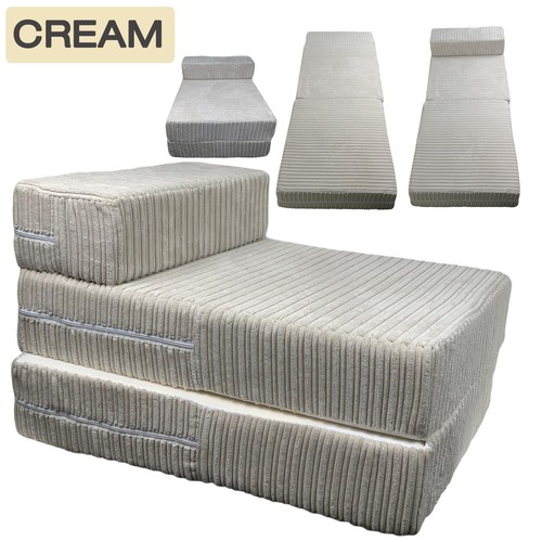 Jumbo single chair cream sofa - single,