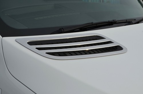 Chrome bonnet hood grille - /,