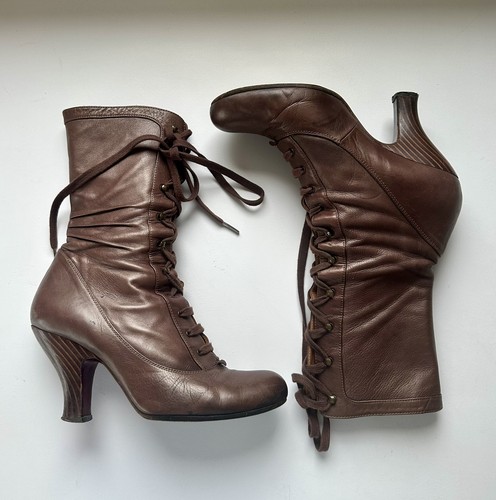Chie mihara brown lace - chie,