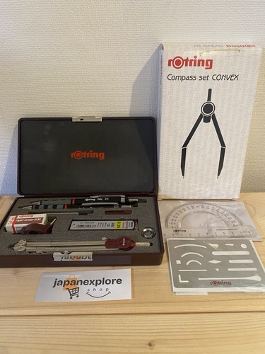 Vintage rotring compass set - vintage,