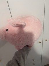 large fluffy piggy bank