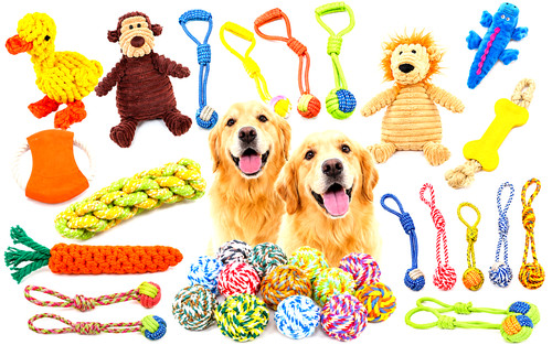 Dog rope toys bundle plush - toys,