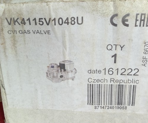 Baxi honeywell gas valve - baxi/honeywell,