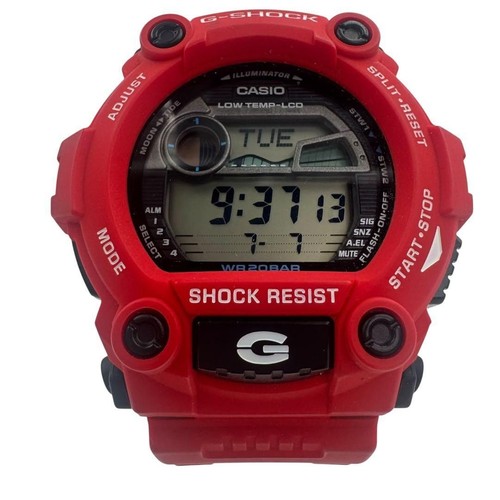 Casio shock 7900a red - g-7900a,