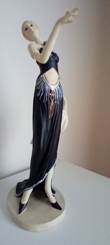 Art deco style figure - style, ceramic