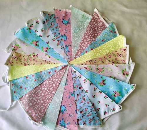 Clearance fabric bunting - clearance, 80ft