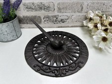 24cm Cast Iron Bird Sundial