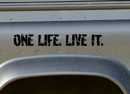 One life live - life, it
