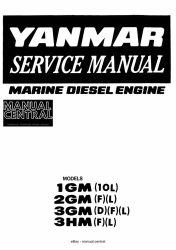 Yanmar 1gm 2gm 3gm - 3gm, marine
