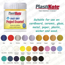 4x 59ml PLASTI-KOTE FAST DRY WATER BASED ENAMEL PAINT  HOBBY CRAFT PROJECT DIY 